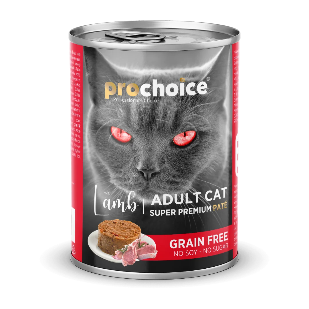 PROCHOICE - CAT ADULT - LAMB PATÉ - GRAIN FREE 400 G