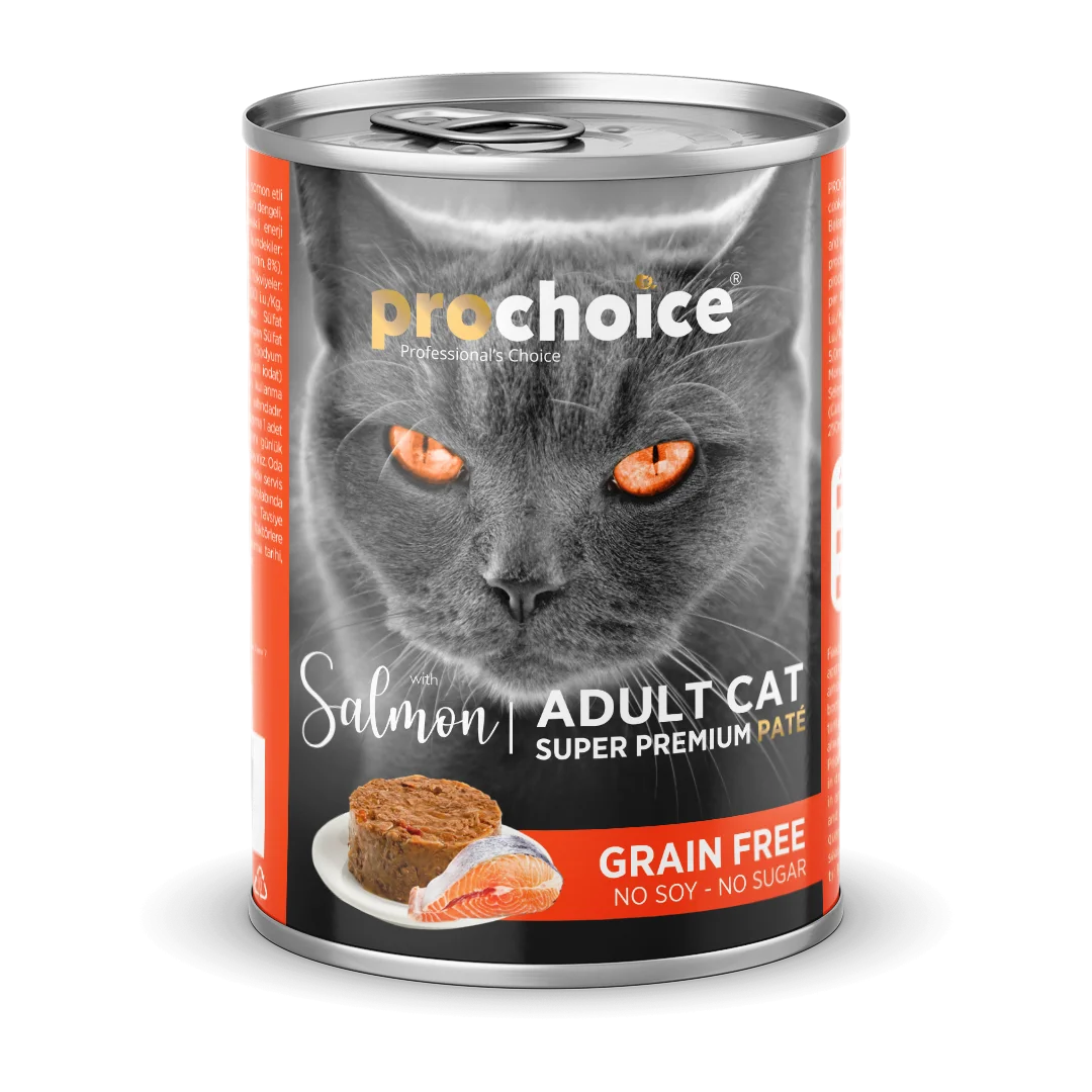 PROCHOICE - CAT STERILSED - SALMON PATÉ - GRAIN FREE 400 G