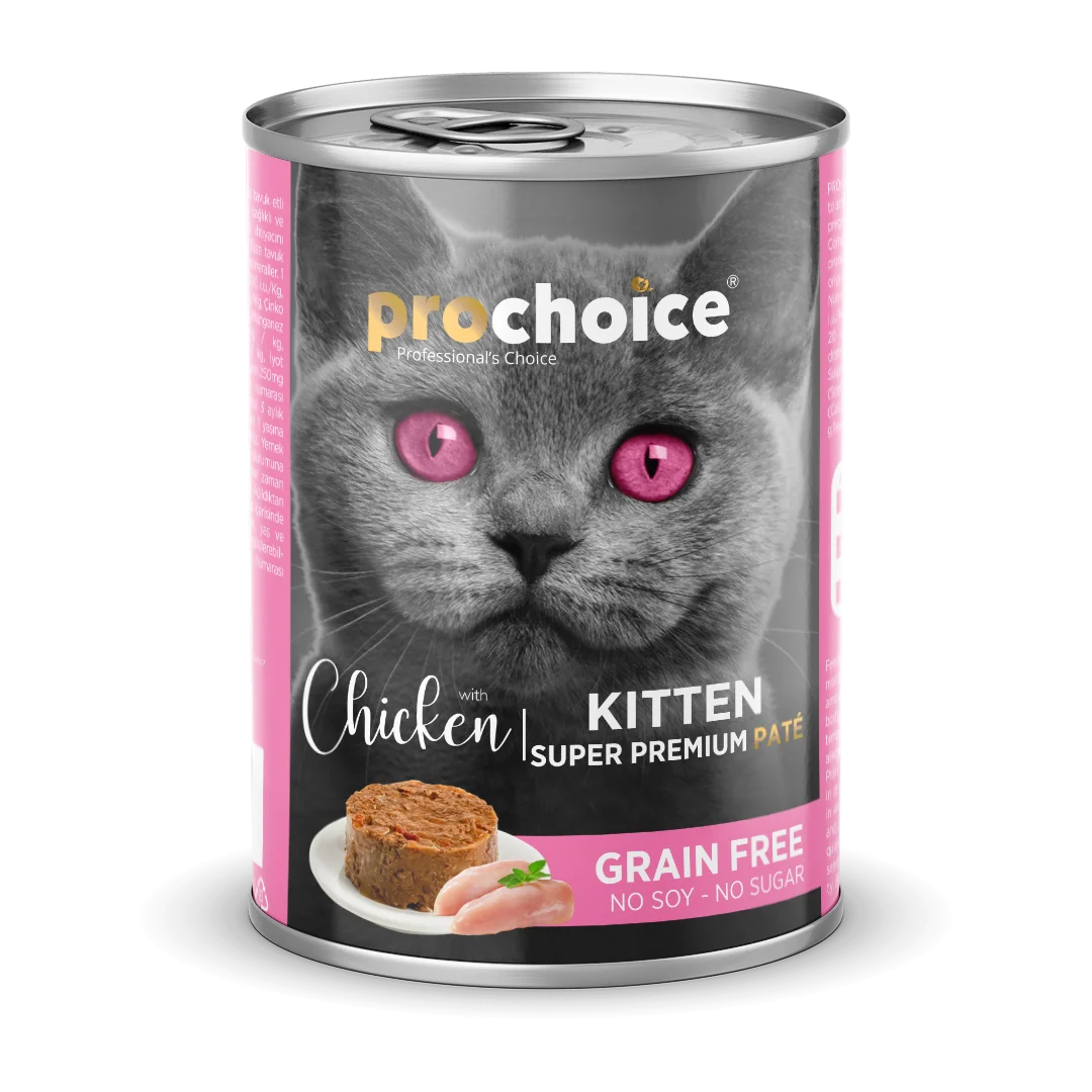 PROCHOICE - KITTEN - CHICKEN PATÉ - GRAIN FREE 400 G