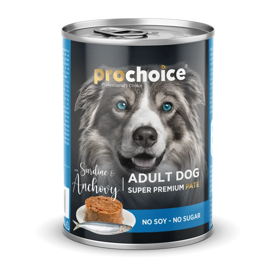 PROCHOICE - DOG ADULT - SARDINE and ANCHOVY PATÉ 400 G