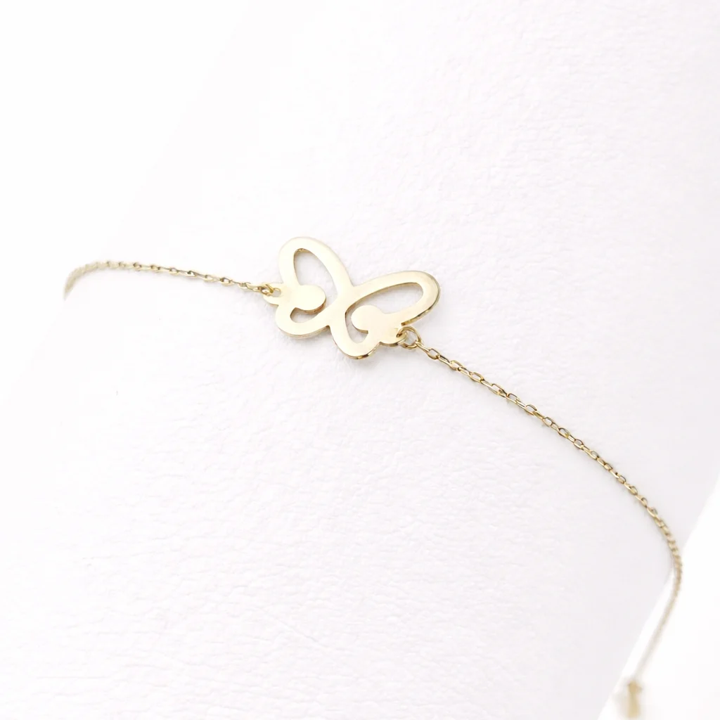 BUTTERFLY WHISPER – 18K GOLD BRACELET