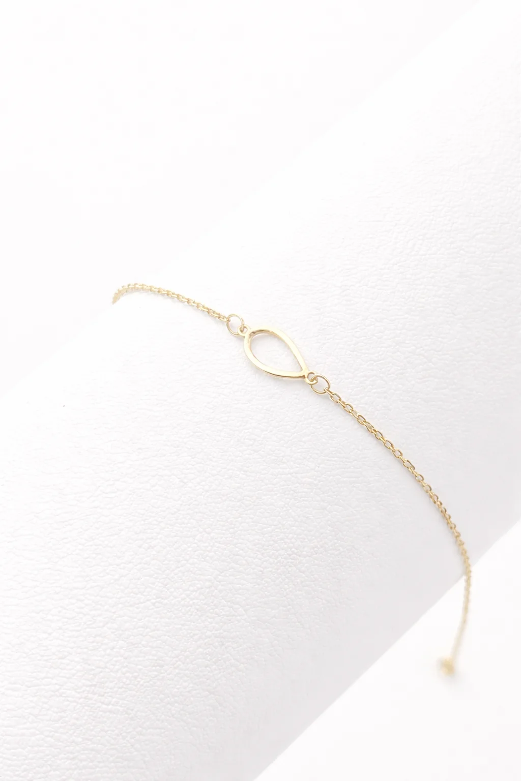 ELONGATED OVAL BRACELET – 18K GOLD BRACELET