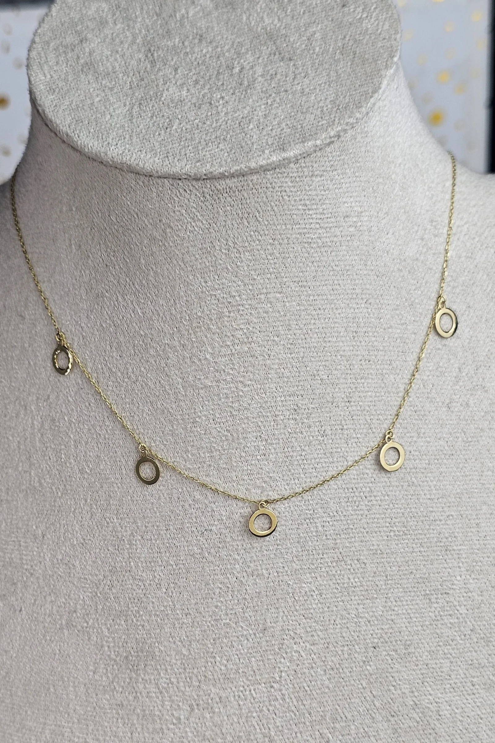 ORIA CIRCLE NECKLACE IN 18K GOLD