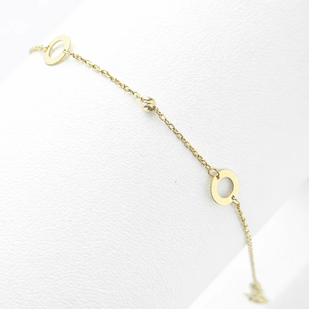 ORIA CIRCLES BRACELET – 18K GOLD BRACELET