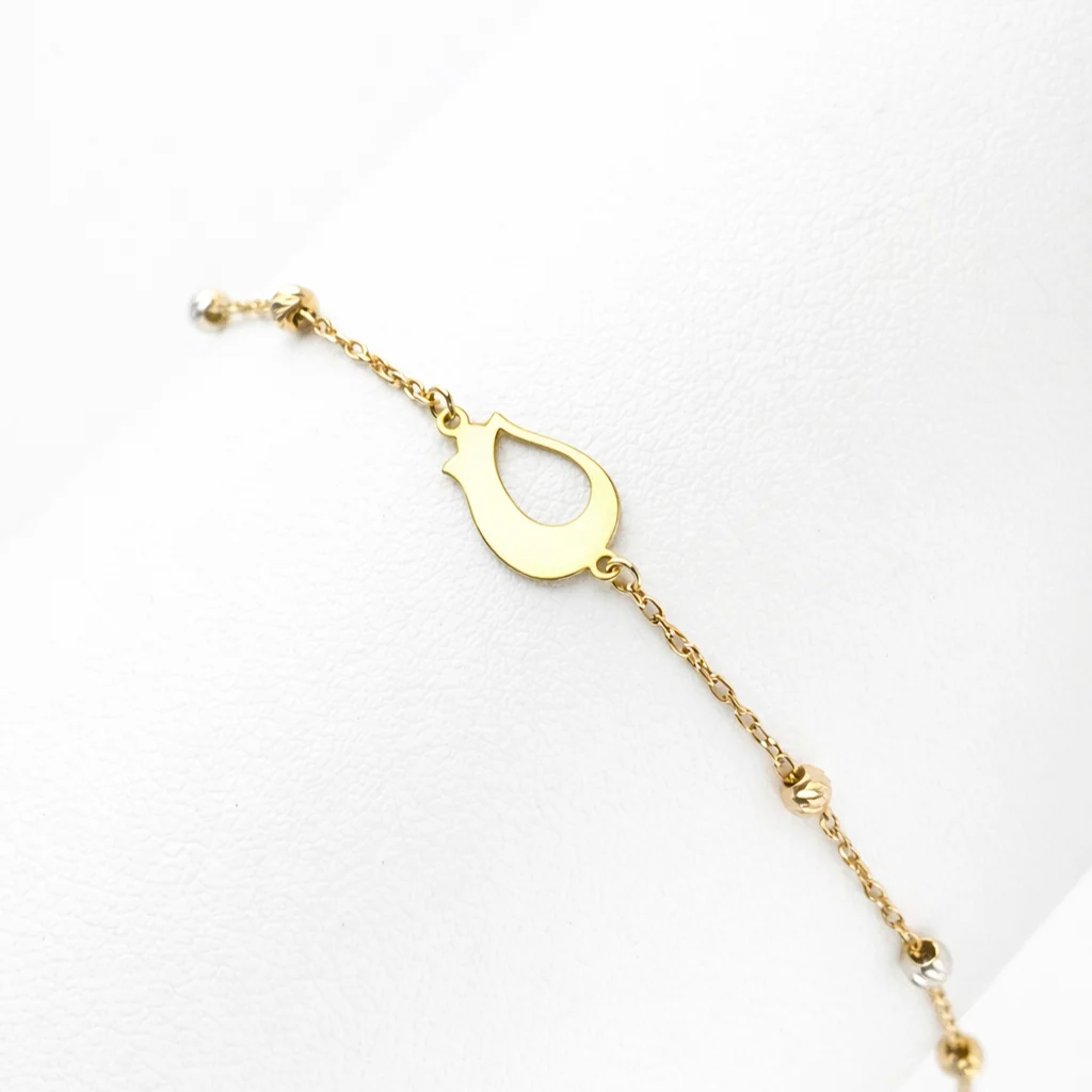 PETAL SILHOUETTE BRACELET - 18K GOLD BRACELET