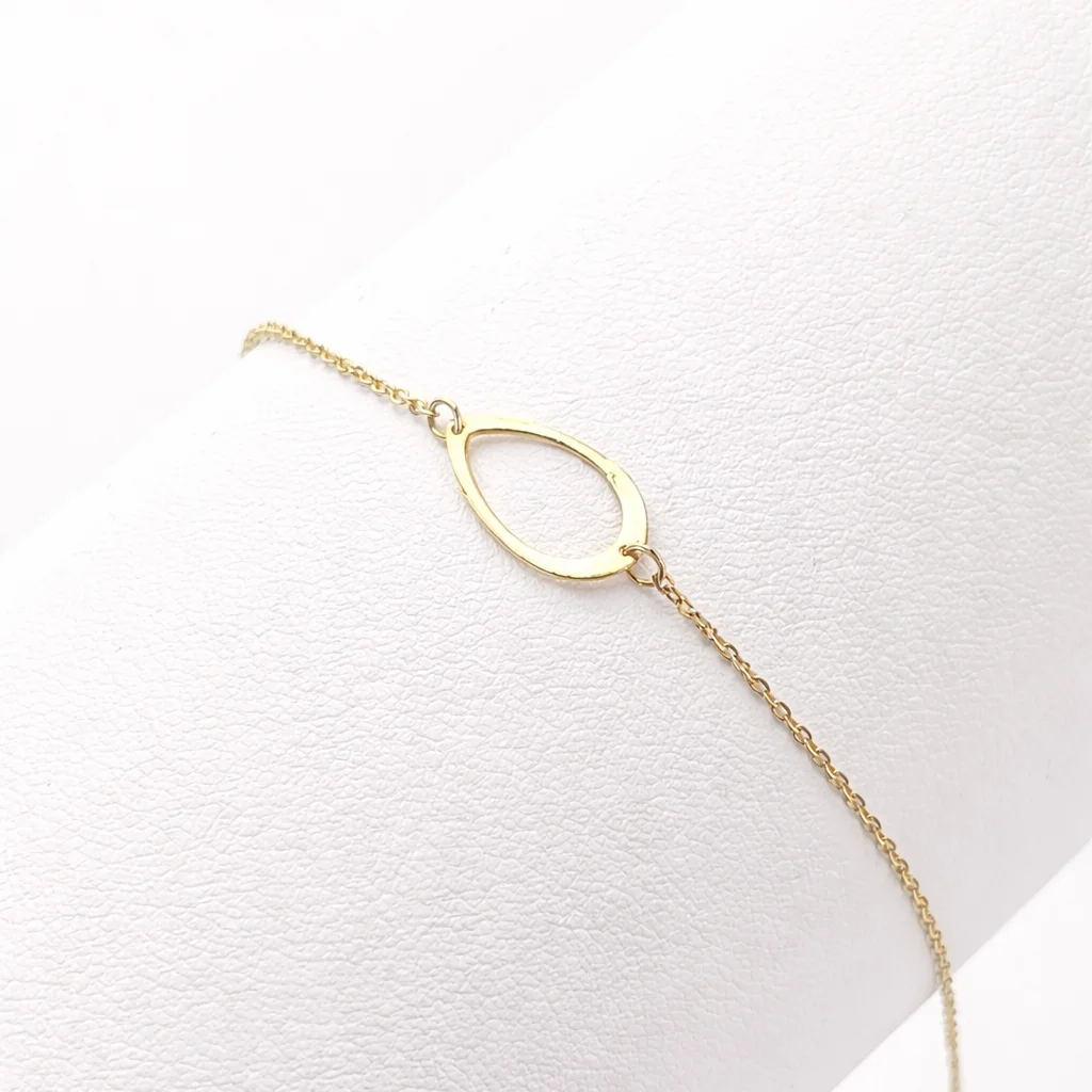 PURE OVAL BRACELET – 18K GOLD BRACELET