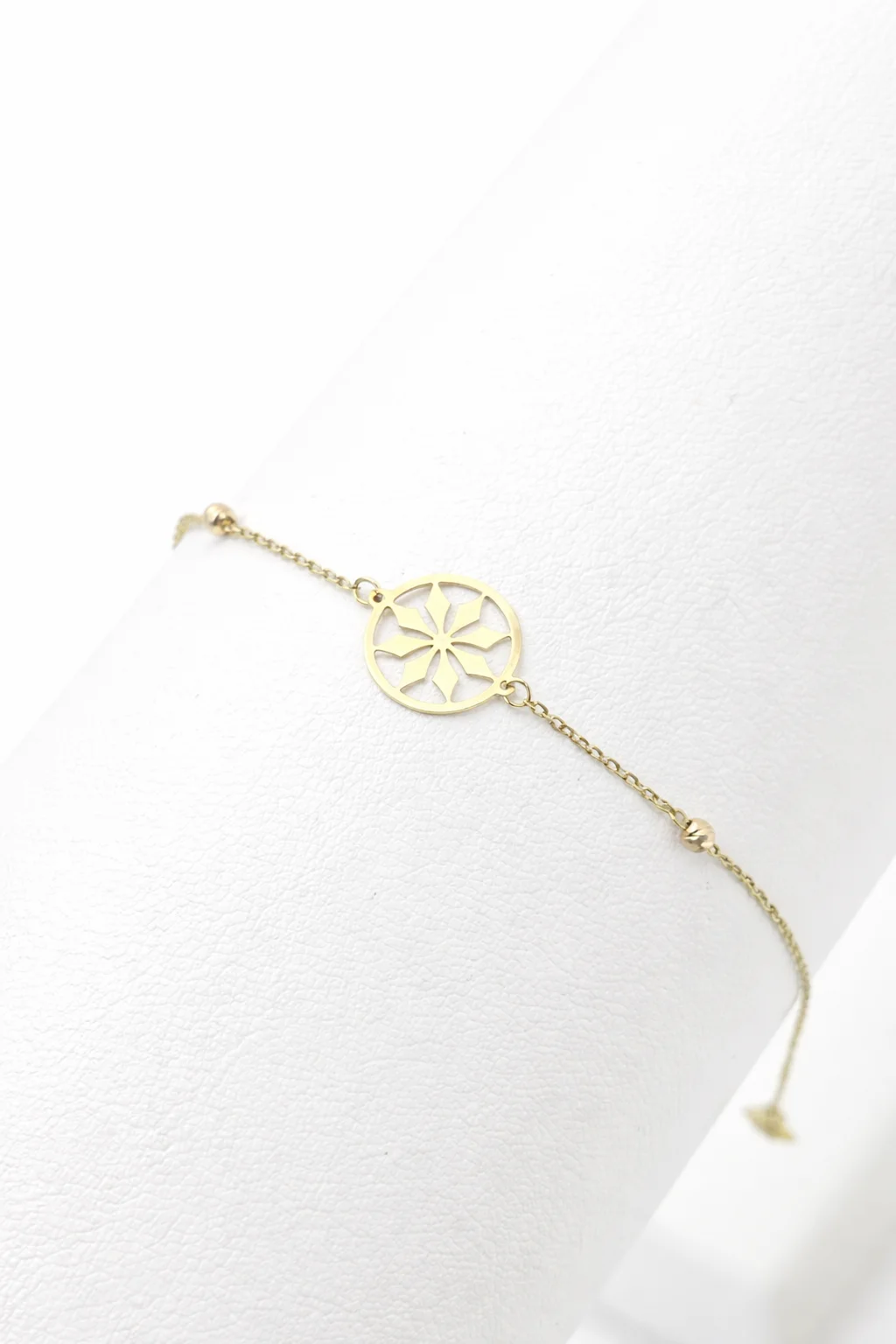 SOLAR MEDALLION BRACELET – 18K GOLD BRACELET