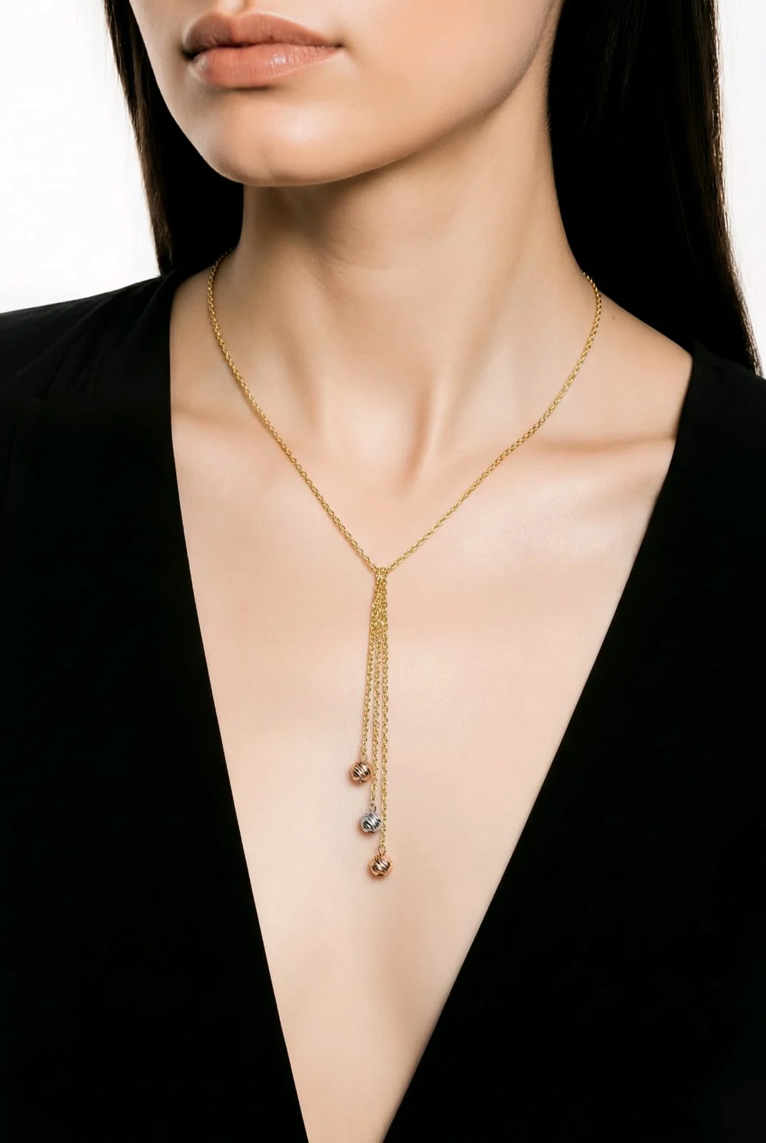 VELORA DROP NECKLACE 18K GOLD